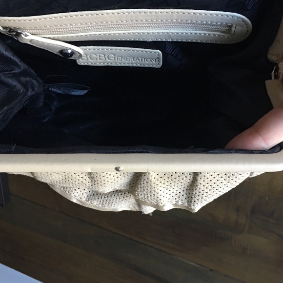 Bcbgeneration vintage cream ruffle mini bag - Picture 3 of 5